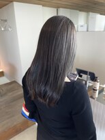 ラロ(raro) オリーブグレージュ　ケアカラー　髪質改善