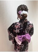 ヘアセット＋浴衣着付け