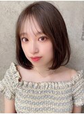 ダブルカラー/縮毛矯正/美髪のススメ/姫カットレイヤー/ボブ708