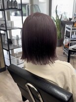 ヴィフ 大船(VIF)&nbsp;切りっぱなしボブ外ハネ大船駅鎌倉ハイトーンダブルカラー