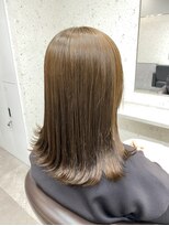 アデプト 北千住店(adept)&nbsp;【adept北千住 リョウ】外ハネミルクティーカラー