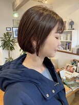 グリーク(GREEK)&nbsp;ボブウルフ/ココアベージュ／グレージュカラー／黒髪