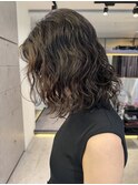 ゆるっと大きめパーマ