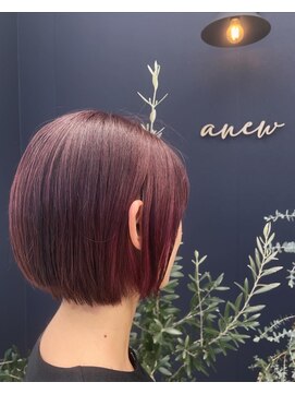 アニュー(anew) ショートボブ