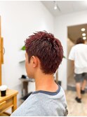 【メンズ★大名】スパイキーショート×ブリーチ×ハイトーン