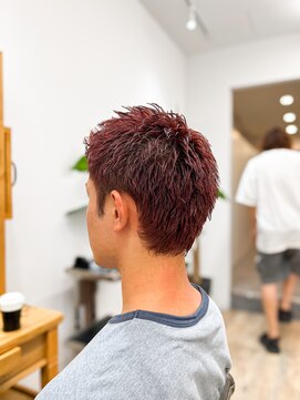 セイドット フクオカ(Say.FUKUOKA) 【メンズ★大名】スパイキーショート×ブリーチ×ハイトーン