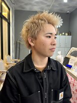 シェミール(CHEMIR)&nbsp;ニシグチstyle【スパイキーショート／メンズカット／ベージュ】