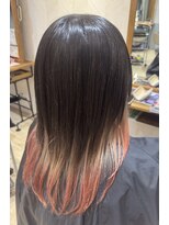 ヴィヴァーク 拝島駅前店(vivarc)&nbsp;20代30代ウルフインナーカラー立体感小顔丸み乾かすだけ