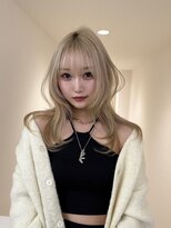 アイトーキョー 名古屋名駅(AI TOKYO)&nbsp;美髪/ワイドバング/外ハネボブ/ホワイトブロンド[名古屋駅/名駅]