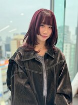 ギグスダブル 栄久屋大通店(gigs double)&nbsp;ザクっと姫カット×ローズカラー