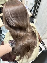 ディーエックス ウエスト(Dxxxx WEST)&nbsp;オリーブグレージュ 韓国/顔周り/レイヤーカット/イルミナカラー