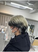ホワイト×ブラックエンドカラー