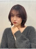 くびれ アプリコットオレンジ 夏のヘアアレンジハイライトカラー