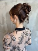 ゆるっとお団子ヘア