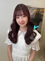 アマンドール(Aman D'or) ピンクラベンダー×盛れるお顔周りカット