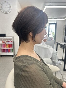 ヌードルバイコア(noodle by CoRe.gn) 【乾かすだけでまとまる】透け感ショート