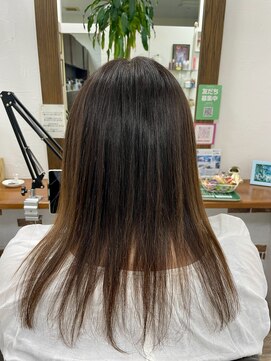 美容室 カノン(Kanon) リタッチカラー×リタッチ縮毛矯正