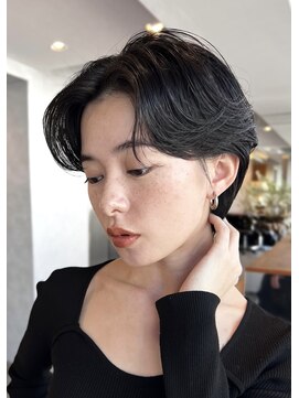 アビー(ABBEY4) ハンサムショート/コンパクトショート/前髪なし/ショートカット