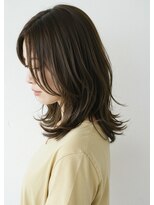 アントワープトーキョー(antwerp TOKYO)&nbsp;30代40代50代外ハネミディアムレイヤー髪質改善酸性ストレート