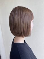 ラ クープ Lacoupe&nbsp;ミニボブ　ベージュブラウン