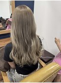 ロング ハイトーンベージュ