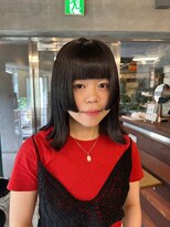 ギフトサニーサイド(gift sunny side)&nbsp;外ハネと姫カット◎伸ばし中にも＊