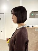 ミニボブ/地毛カラー