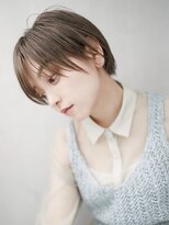 ギークス(GEEKS) 【GEEKS渋谷】冬ヘア/グレージュ/小顔/クールショート/襟足短め