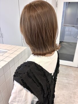 トリート 千葉店(TREAT) 大人ミディ/切りっぱなし/顔まわりレイヤー