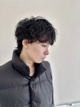 アノ 別府店(Ano.) 大分シャドウパーマメンズマッシュ波巻きパーマツイストパーマ