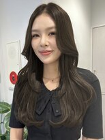 ガーデンヨコハマ(GARDEN YOKOHAMA)&nbsp;ヨシンモリ オリーブグレー ロング 透明感カラー 小顔 冬カラー