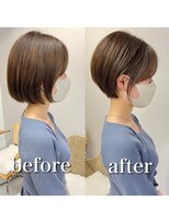 ハッチ(HACCH)&nbsp;韓国風レイヤーカット髪質改善ダブルカラーハッシュカット