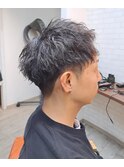 ショートパーマ　ツイストスパイラル　ツイスト