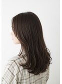 髪質改善縮毛矯正レイヤー艶髪40代50代ブラウン