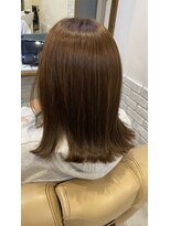 ミルク(MILK)&nbsp;メルティベージュブラウン×髪質改善トリートメント×縮毛矯正