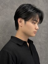 アウル 心斎橋(owl)&nbsp;韓国風コンマバング×ニュアンスパーマ×ダウンパーマmen's髪型