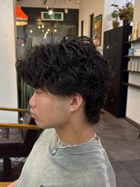 ハーバー(HARBOR)&nbsp;ショートグランジパーマ/メンズパーマ