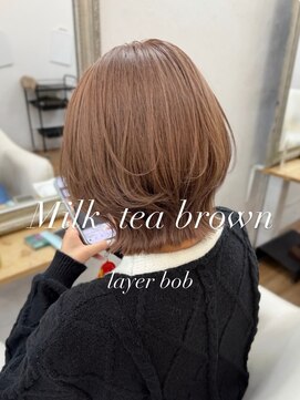アメリ(AMELIE) 【山岡拓也】伸ばし中の方でも可愛くなれるレイヤボブ