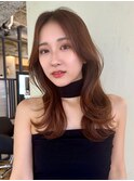 くびれカット×レイヤーカット／顔まわりレイヤー/自由が丘
