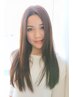 【小顔カット】さらさらハイブリッド酸性ストレート＆カット￥16720