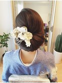 和風テイスト着物ヘア