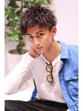 リップスヘアー 銀座(LIPPS hair) 刈り上げオールバックジェントルマンツーブロック女子ウケ