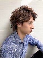 オーロ(ORO)&nbsp;ミディアムくせ毛風パーマのソフトツーブロック