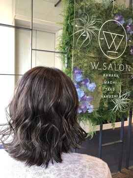 ダブル アンダーバー サロン(W_SALON) 【W_SALON 河原町】圧倒的人気グレージュカラー☆