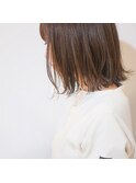 【DOVEY】軽いけどスカスカにならない切りっぱなしボブ。