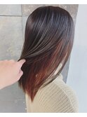 インナーカラー ピンク