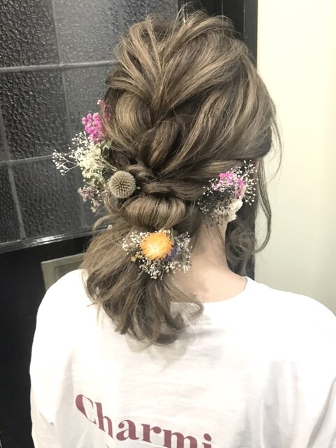 浴衣ヘアアレンジ☆浴衣ヘアセット