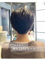 エミュー(emue)&nbsp;刈上げハンサムショート☆無造作カール×マッシュショート○中島