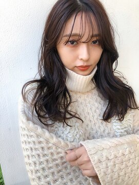 ジゼル(GiseL) シースルーバング♪レイヤー/前髪カット/髪質改善/ブラウン