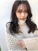 シースルーバング♪レイヤー/前髪カット/髪質改善/ブラウン